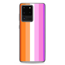 Load image into Gallery viewer, Lesbian Pride Flag - Samsung Case (sideways)