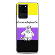 Load image into Gallery viewer, Every Kiss Begins with Gay (non-binary pride flag) - Samsung Case