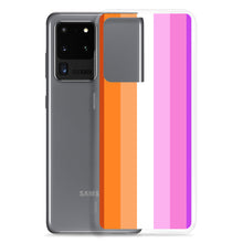 Load image into Gallery viewer, Lesbian Pride Flag - Samsung Case (sideways)