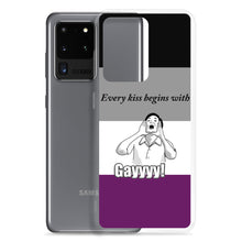 Load image into Gallery viewer, Every Kiss Begins with Gay (ace pride flag) - Samsung Case