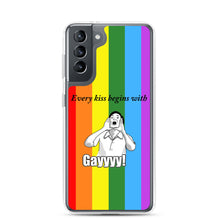 Load image into Gallery viewer, Every Kiss Begins with Gay (gay pride flag) - Samsung Case