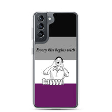 Load image into Gallery viewer, Every Kiss Begins with Gay (ace pride flag) - Samsung Case