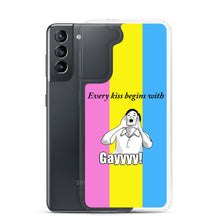 Load image into Gallery viewer, Every Kiss Begins with Gay (pan pride flag) - Samsung Case