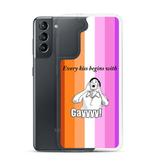 Load image into Gallery viewer, Every Kiss Begins with Gay (lesbian pride flag) - Samsung Case