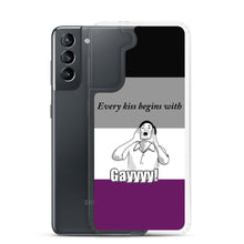 Load image into Gallery viewer, Every Kiss Begins with Gay (ace pride flag) - Samsung Case