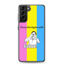 Load image into Gallery viewer, Every Kiss Begins with Gay (pan pride flag) - Samsung Case