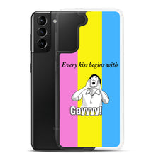 Load image into Gallery viewer, Every Kiss Begins with Gay (pan pride flag) - Samsung Case