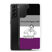 Load image into Gallery viewer, Every Kiss Begins with Gay (ace pride flag) - Samsung Case