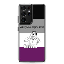 Load image into Gallery viewer, Every Kiss Begins with Gay (ace pride flag) - Samsung Case