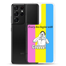 Load image into Gallery viewer, Every Kiss Begins with Gay (pan pride flag) - Samsung Case