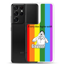 Load image into Gallery viewer, Every Kiss Begins with Gay (gay pride flag) - Samsung Case