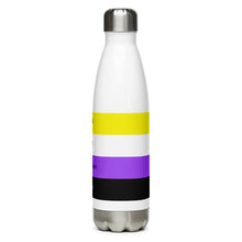 Load image into Gallery viewer, I'm On That Non-Binary Shit - Stainless Steel Water Bottle