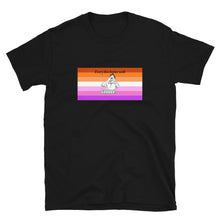 Load image into Gallery viewer, Every Kiss Begins with Gay (lesbian pride flag) - Short-Sleeve Unisex T-Shirt