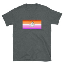 Load image into Gallery viewer, Every Kiss Begins with Gay (lesbian pride flag) - Short-Sleeve Unisex T-Shirt
