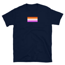 Load image into Gallery viewer, Lesbian Pride Flag - Short-Sleeve Unisex T-Shirt