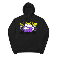 Load image into Gallery viewer, Non-Binary Flowers - Unisex fleece hoodie
