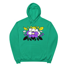 Load image into Gallery viewer, Non-Binary Flowers - Unisex fleece hoodie