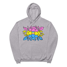 Load image into Gallery viewer, Pan Flowers - Unisex fleece hoodie