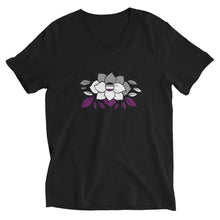 Load image into Gallery viewer, Ace Flowers - Unisex Short Sleeve V-Neck T-Shirt