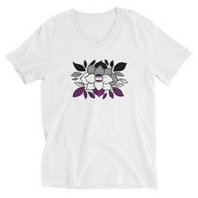 Load image into Gallery viewer, Ace Flowers - Unisex Short Sleeve V-Neck T-Shirt