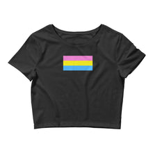 Load image into Gallery viewer, Pan Pride Flag - Crop Tee