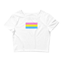 Load image into Gallery viewer, Pan Pride Flag - Crop Tee
