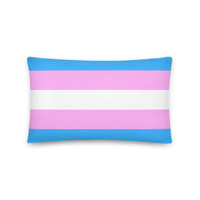 Load image into Gallery viewer, I&#39;m On That Trans Shit/Trans Pride Flag - Basic Pillow
