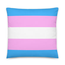 Load image into Gallery viewer, I&#39;m On That Trans Shit/Trans Pride Flag - Basic Pillow
