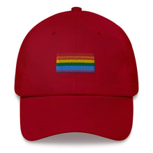 Load image into Gallery viewer, Gay Pride Flag - Dad hat
