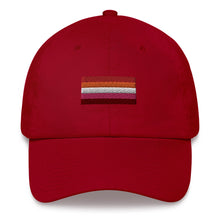 Load image into Gallery viewer, Lesbian Pride Flag - Dad hat
