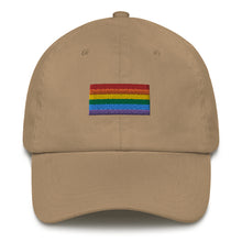 Load image into Gallery viewer, Gay Pride Flag - Dad hat
