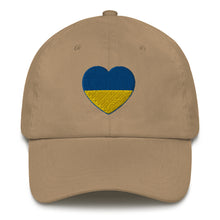 Load image into Gallery viewer, Ukraine - Heart Dad hat
