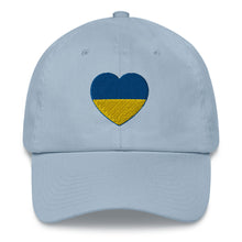 Load image into Gallery viewer, Ukraine - Heart Dad hat
