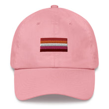 Load image into Gallery viewer, Lesbian Pride Flag - Dad hat
