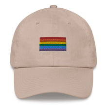 Load image into Gallery viewer, Gay Pride Flag - Dad hat
