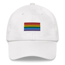 Load image into Gallery viewer, Gay Pride Flag - Dad hat
