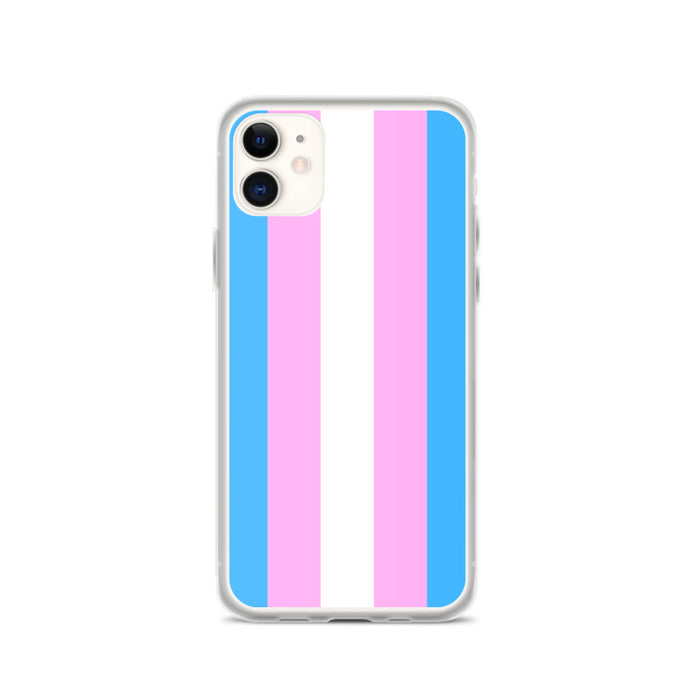 Trans Pride Flag - iPhone Case (sideways)
