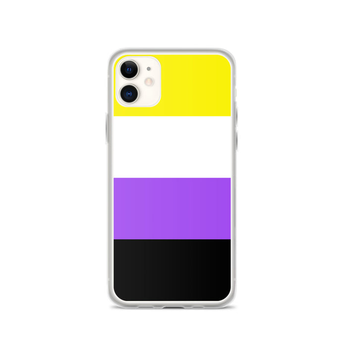 Non-Binary Pride Flag - iPhone Case