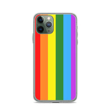 Load image into Gallery viewer, Gay Pride Flag - iPhone Case (sideways)
