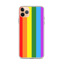 Load image into Gallery viewer, Gay Pride Flag - iPhone Case (sideways)
