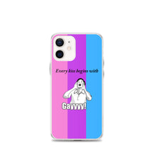 Load image into Gallery viewer, Every Kiss Begins with Gay (bi pride flag) - iPhone Case
