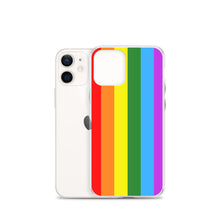 Load image into Gallery viewer, Gay Pride Flag - iPhone Case (sideways)
