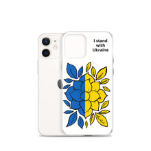 Load image into Gallery viewer, I Stand with Ukraine - Flowers iPhone Case
