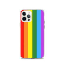 Load image into Gallery viewer, Gay Pride Flag - iPhone Case (sideways)
