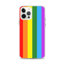 Load image into Gallery viewer, Gay Pride Flag - iPhone Case (sideways)
