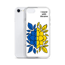 Load image into Gallery viewer, I Stand with Ukraine - Flowers iPhone Case
