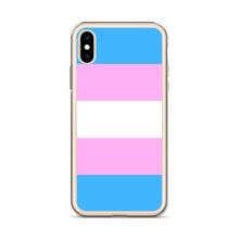 Load image into Gallery viewer, Trans Pride Flag - iPhone Case
