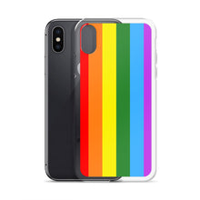 Load image into Gallery viewer, Gay Pride Flag - iPhone Case (sideways)
