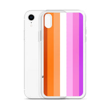 Load image into Gallery viewer, Lesbian Pride Flag - iPhone Case (sideways)
