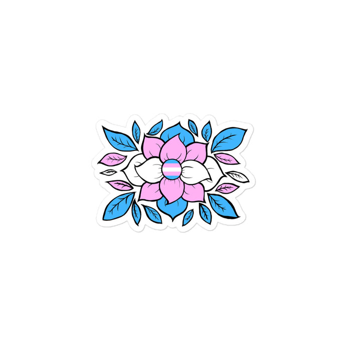 Trans Flowers - stickers